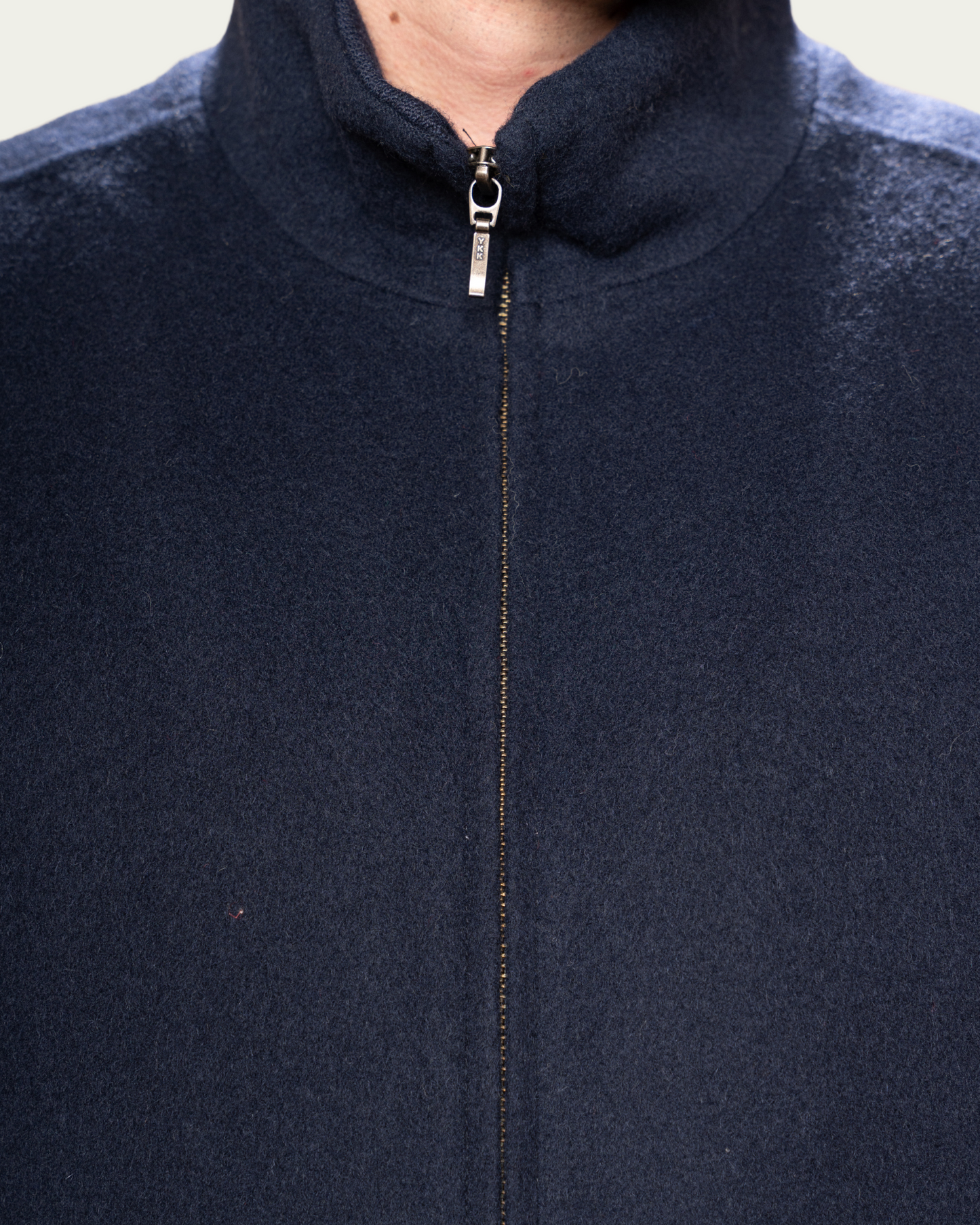 ALPACA BOMBER - NAVY BLUE