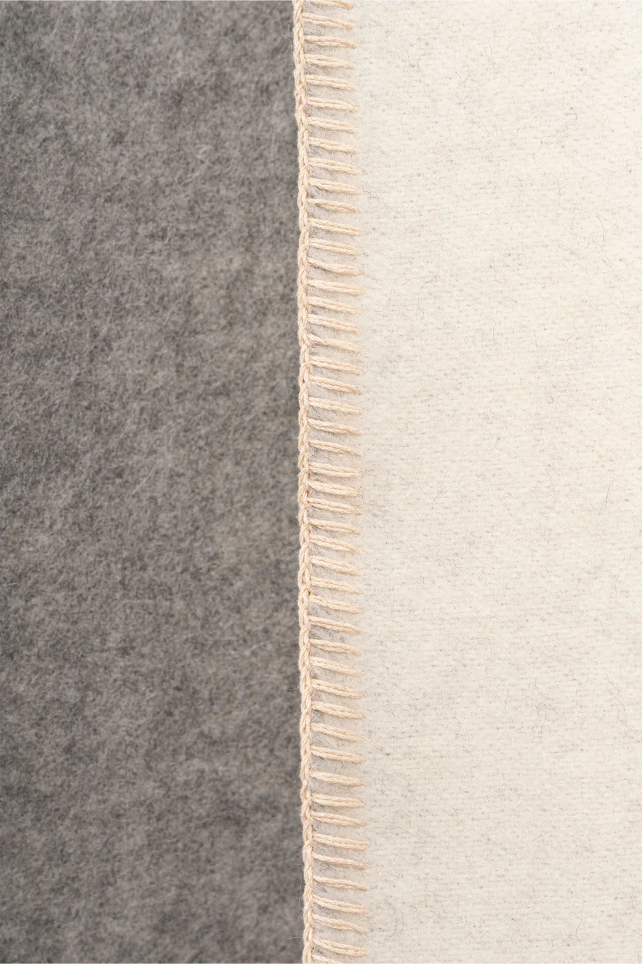 THE UNDYED REVERSIBLE BED BLANKET - ANDEALPA