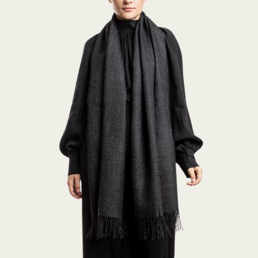 (U) Alpaca Scarf - Black