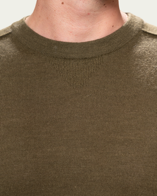 ALPACA LIGHT SWEATER - MILITARY GREEN