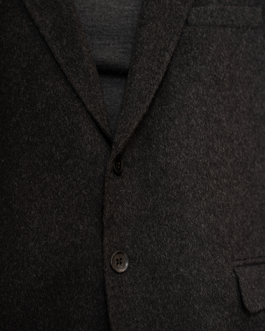 ALPACA BLAZER - CHARCOAL