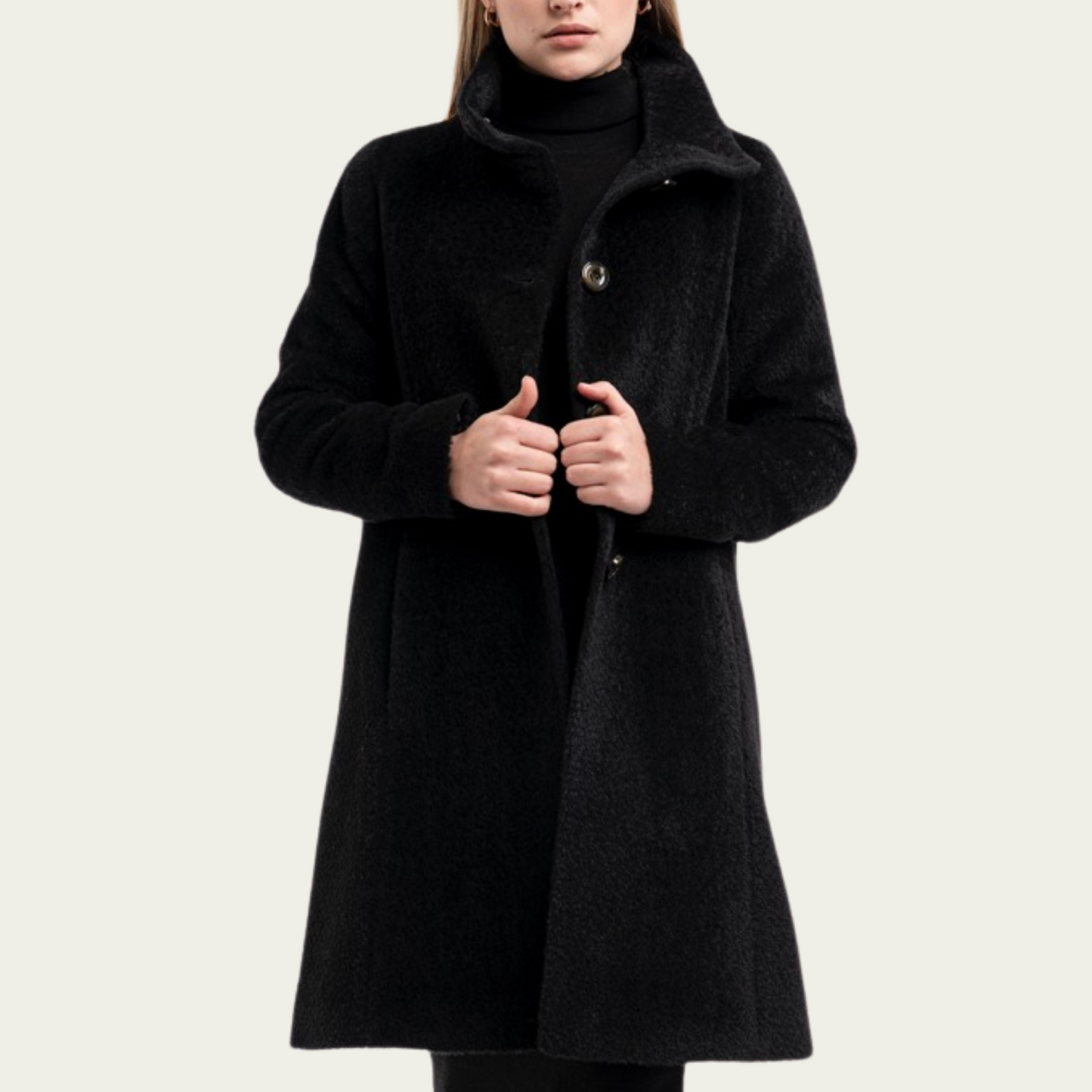 (W) Suri Coat - Black