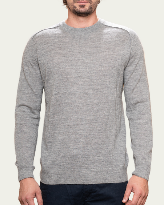 ALPACA LIGHT SWEATER - GREY
