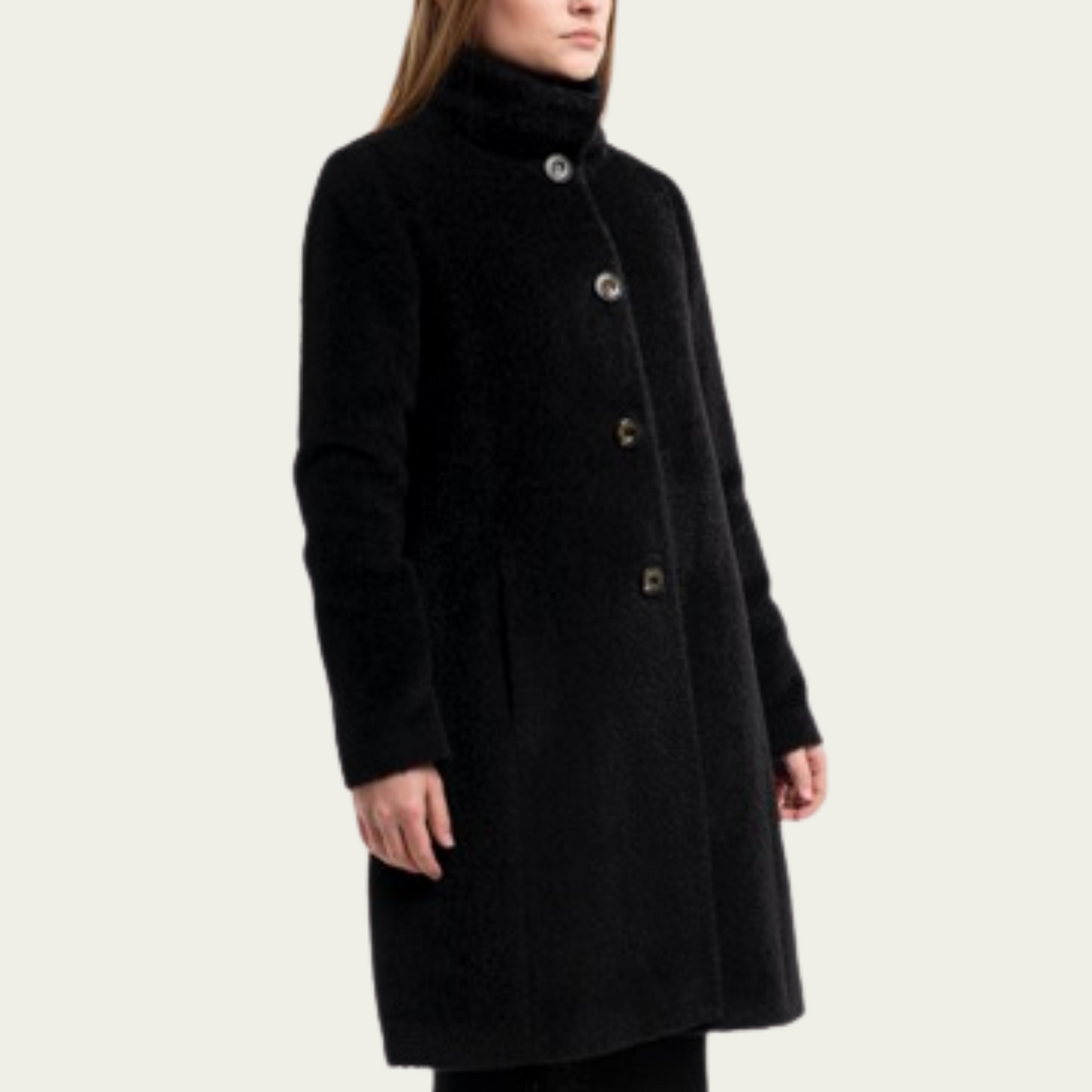 (W) Suri Coat - Black