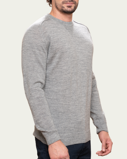 ALPACA LIGHT SWEATER - GREY