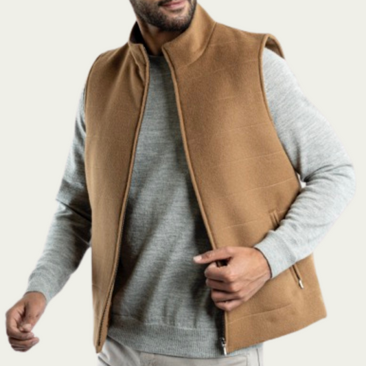 (M) Alpaca Vest - Nazca