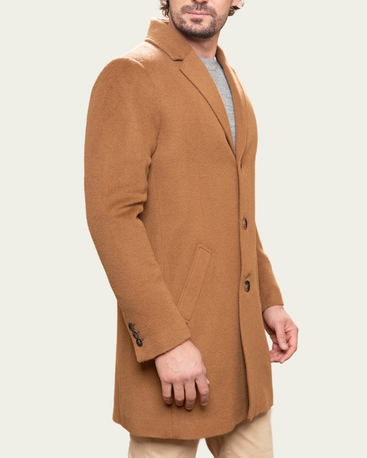 ALPACA COAT - CAMEL
