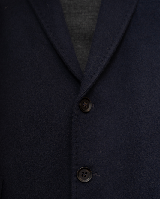 ALPACA BLAZER - NAVY BLUE